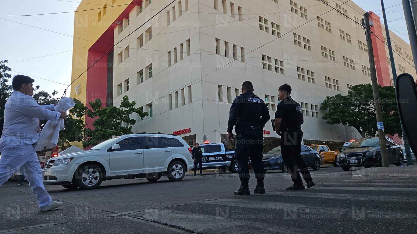 Evacuación en el Hospital Pediátrico de Sinaloa