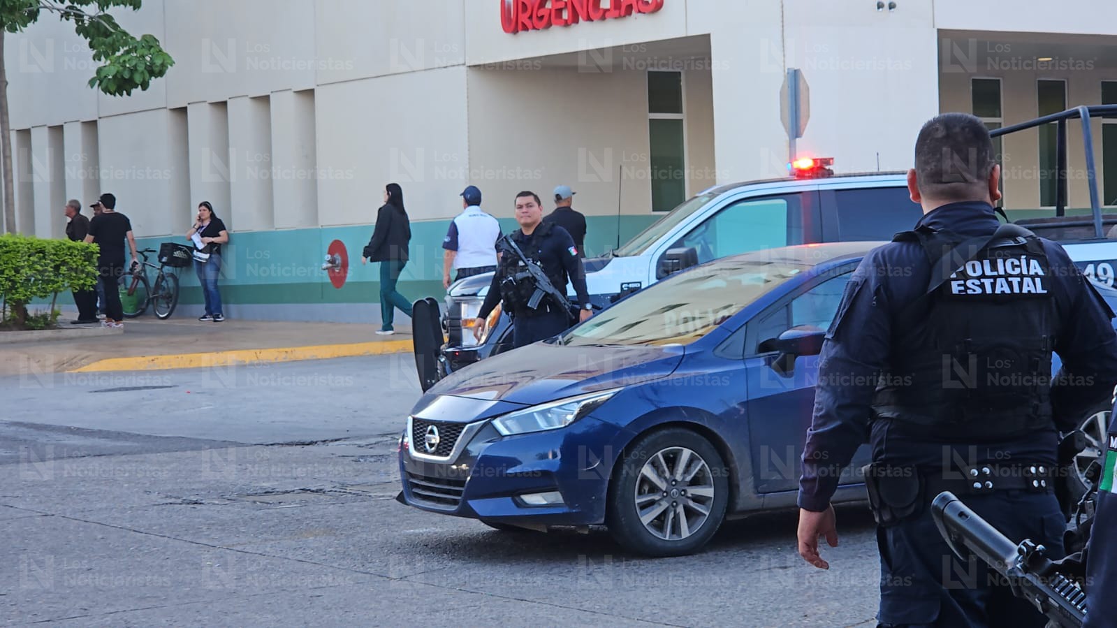 Evacuación en el Hospital Pediátrico de Sinaloa