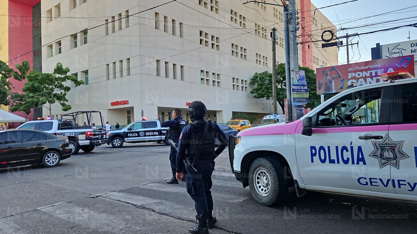 Evacuación en el Hospital Pediátrico de Sinaloa