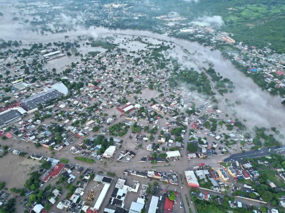 Fuertes lluvias en el norte de Veracruz