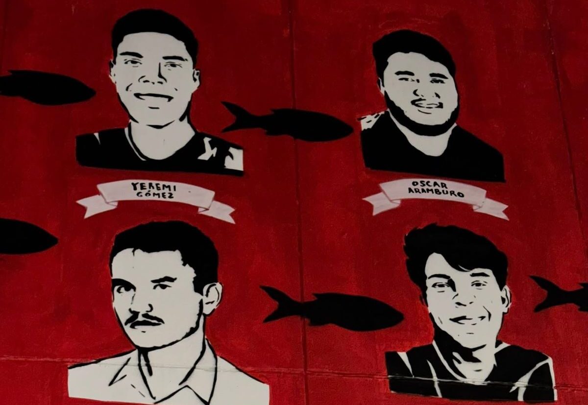 Hasta Encontrarles, pintan mural en Mazatlán, Sinaloa, con los rostros de 29 desaparecidos