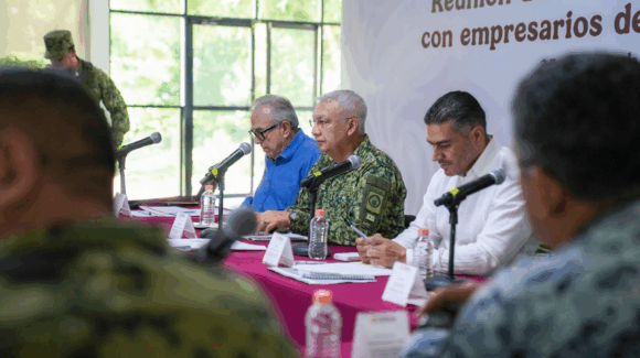 Agradecer todo el apoyo al Gabinete Federal de Seguridad, y pedirles que nos sigan ayudando: Gámez Mendívil