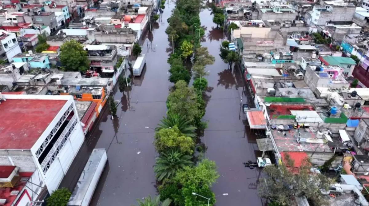 Inundaciones en Nezahualcóyotl