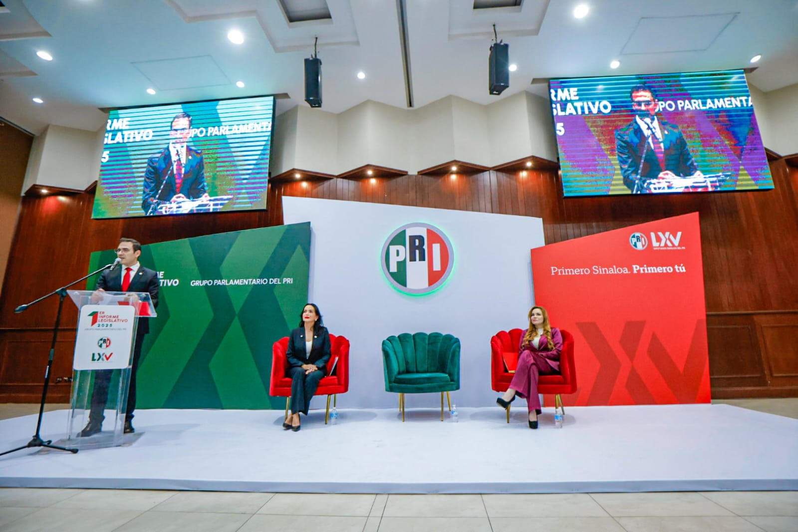 Bernardino Antelo Esper, Irma Moreno Ovalles y Paola Gárate Valenzuela