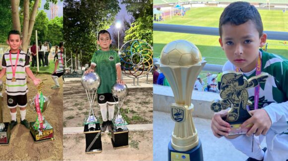 El “Tesoro” de Angostura representará a todos los niños futbolistas del Évora en Madrid, España
