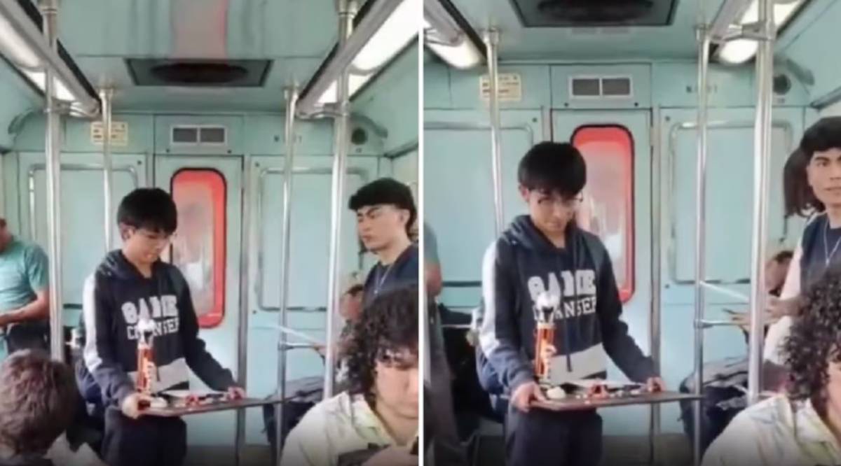 Jóvenes convierten vagón del Metro CDMX en aula científica