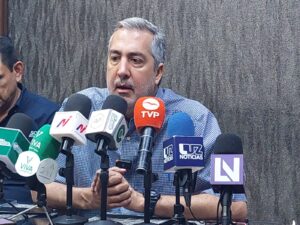Luis Xavier Zazueta Ibarra., el presidente de la Asociación de Agricultores del Río Fuerte Sur en Ahome