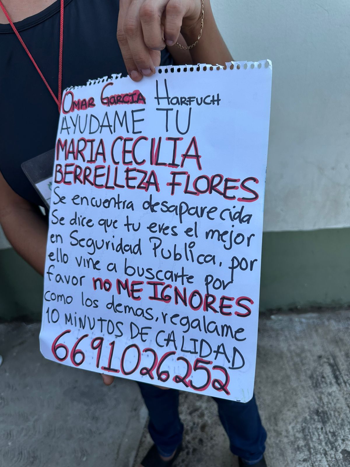 Nadia Margarita Berrelleza Flores hermana de Maria Cecilia Berrelleza Flores