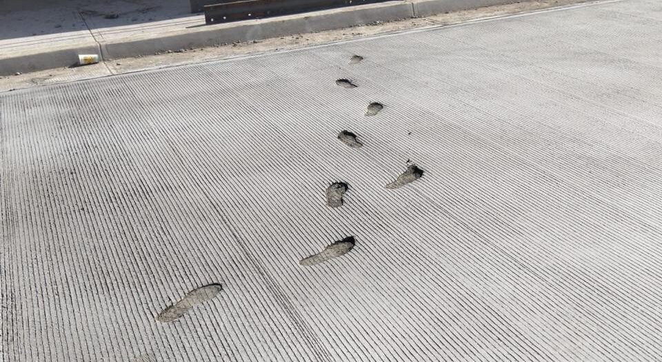 Reportan actos de vandalismo en la obra de la calle Cuauhtémoc, en el Centro de Guasave, Sinaloa