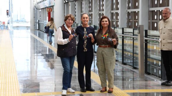 Sheinbaum supervisa avances del Tren México-Toluca y Línea 1 del Metro; ambas obras entrarán en operación en 2026