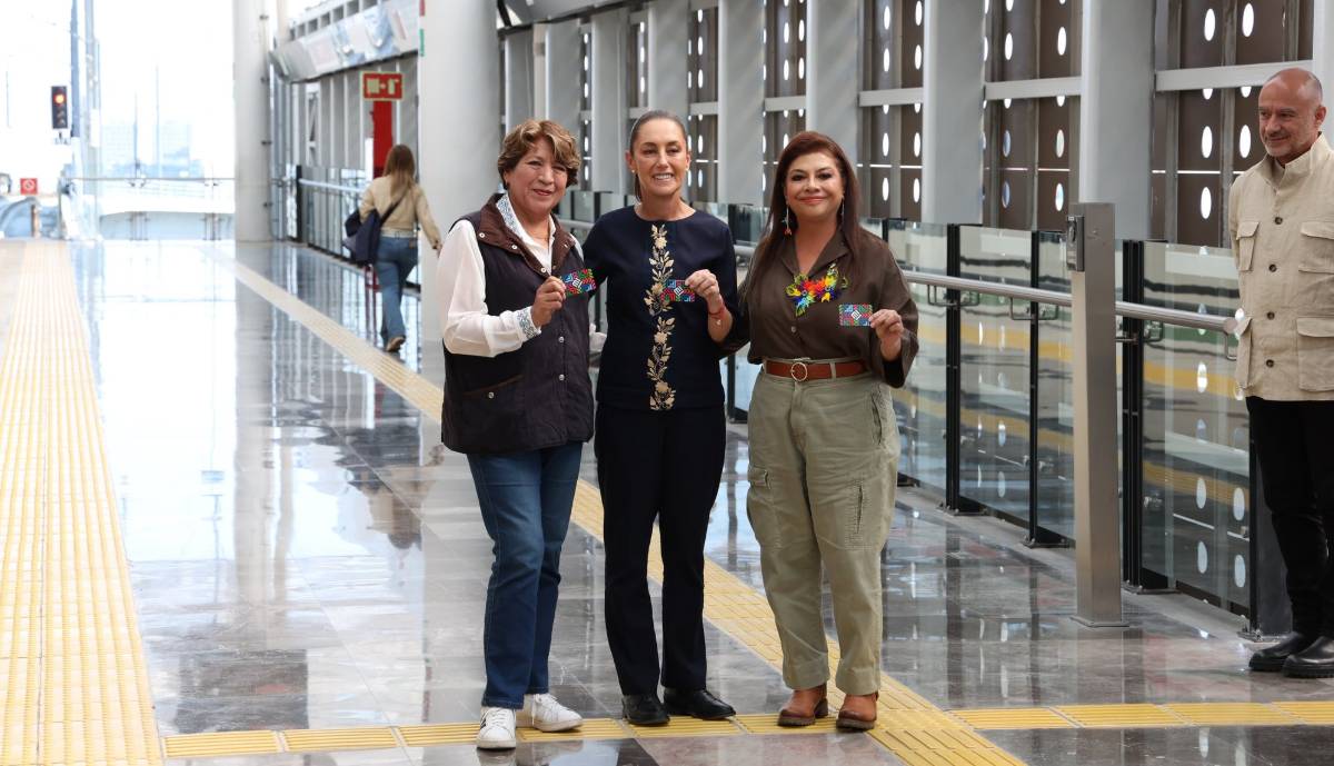 Sheinbaum supervisa avances del Tren México-Toluca y Línea 1 del Metro