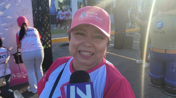 Corro por mí, por mi tratamiento y por todas mis compañeras y amigas que están luchando contra el cáncer de mama: Susana