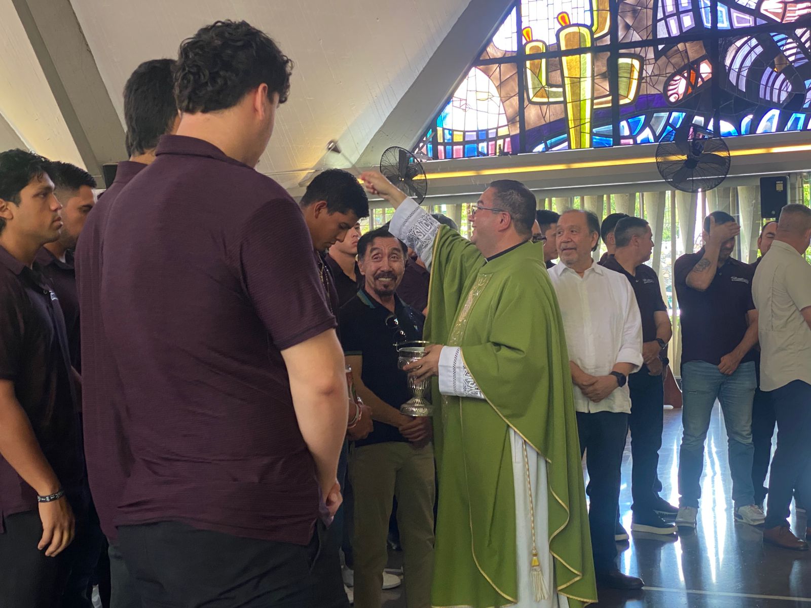Tomateros de Culiacán celebra su tradicional misa por el inicio de la temporada 2025