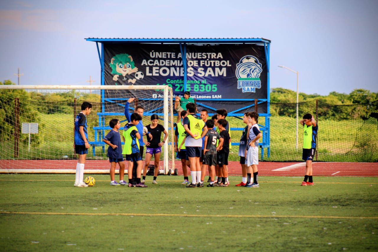 Academia de Futbol Leones SAM en Mazatlán, Sin.