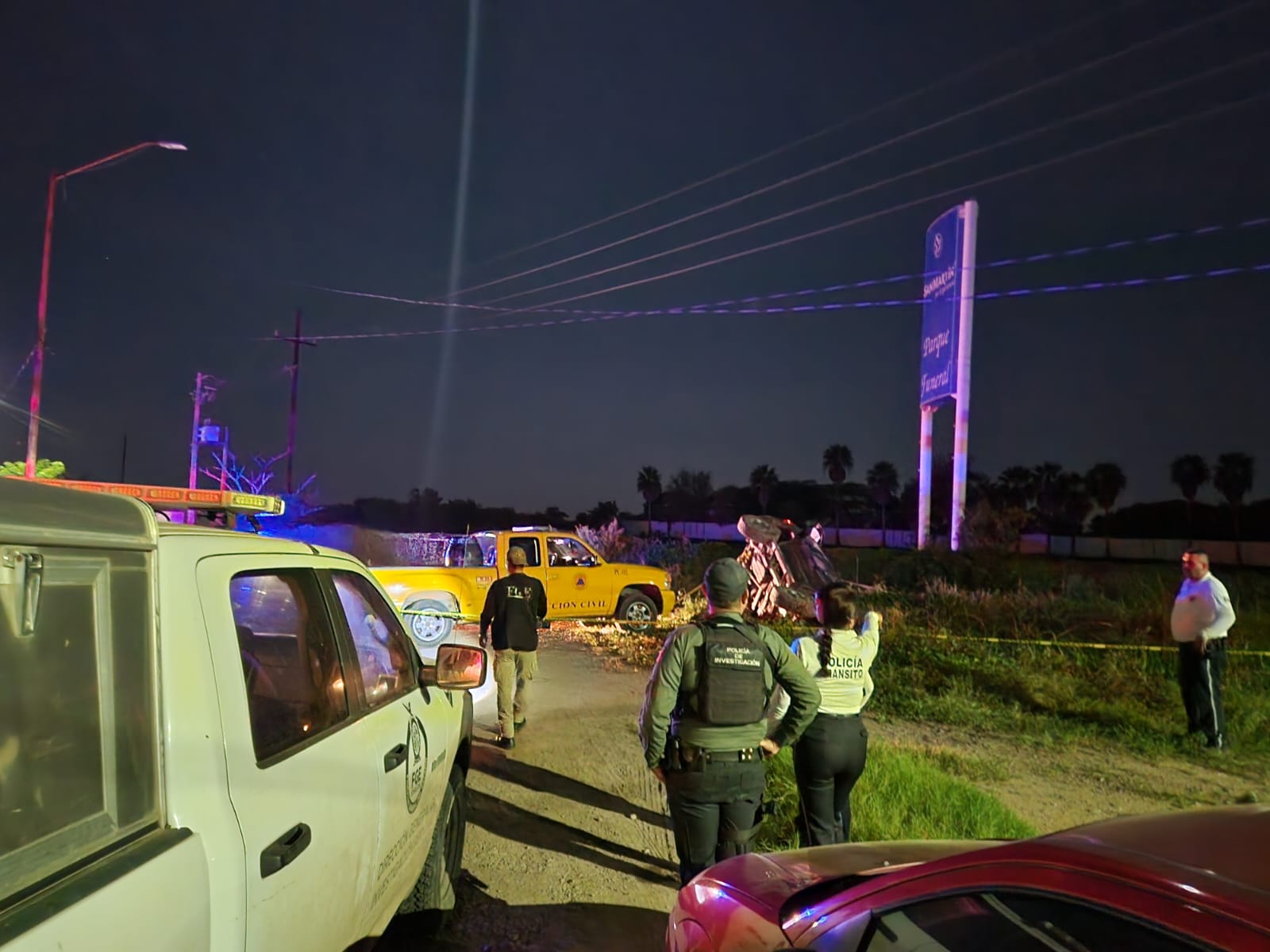 Una mujer muerta y un hombre lesionado tras accidente en Navolato, Sinaloa