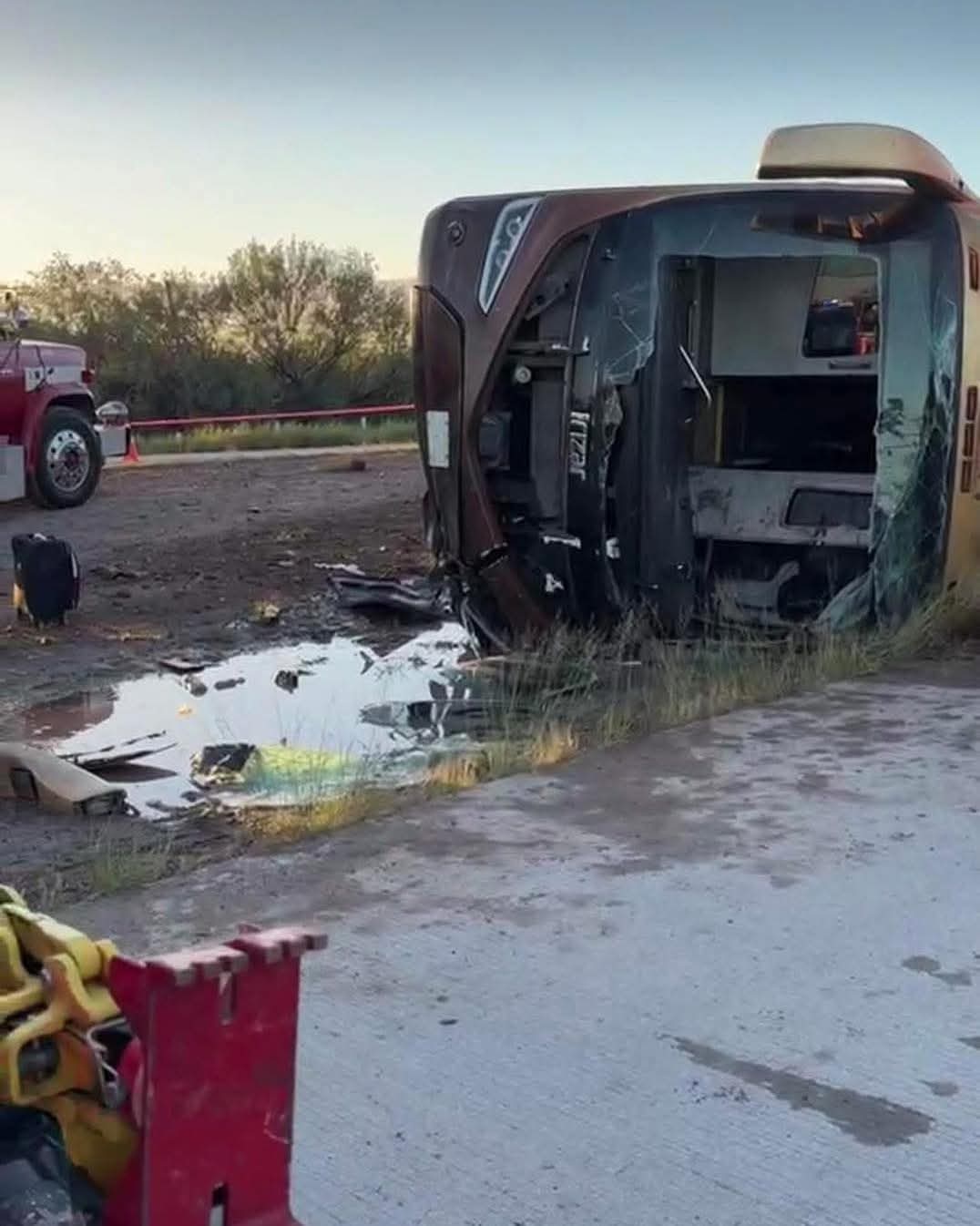 Accidente de autobús Tufesa en Sonora