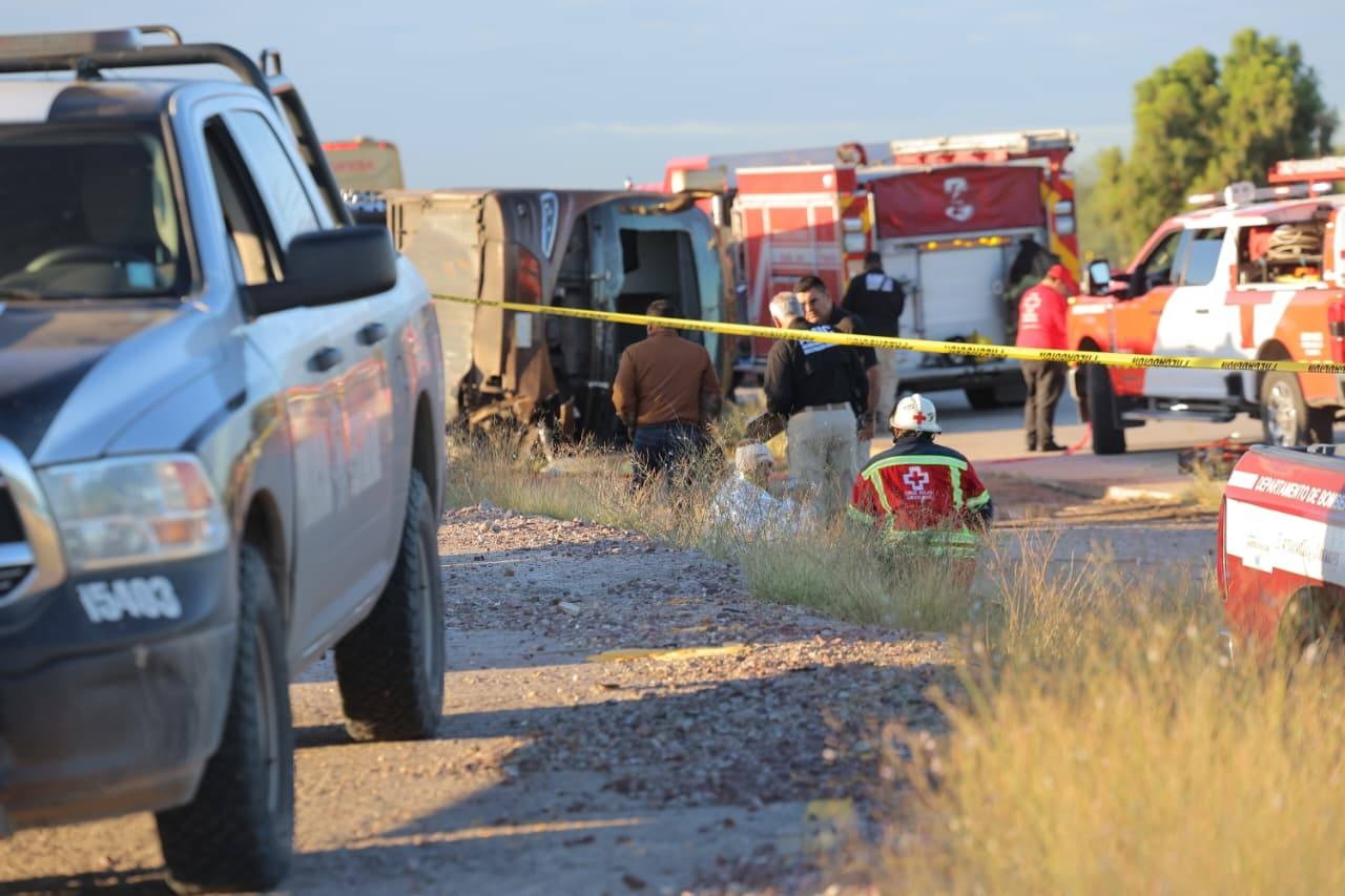 Accidente de autobús en Sonora