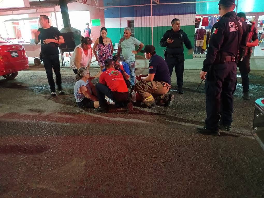Adulta mayor atropellada en Villa Unión, Mazatlán, Sinaloa