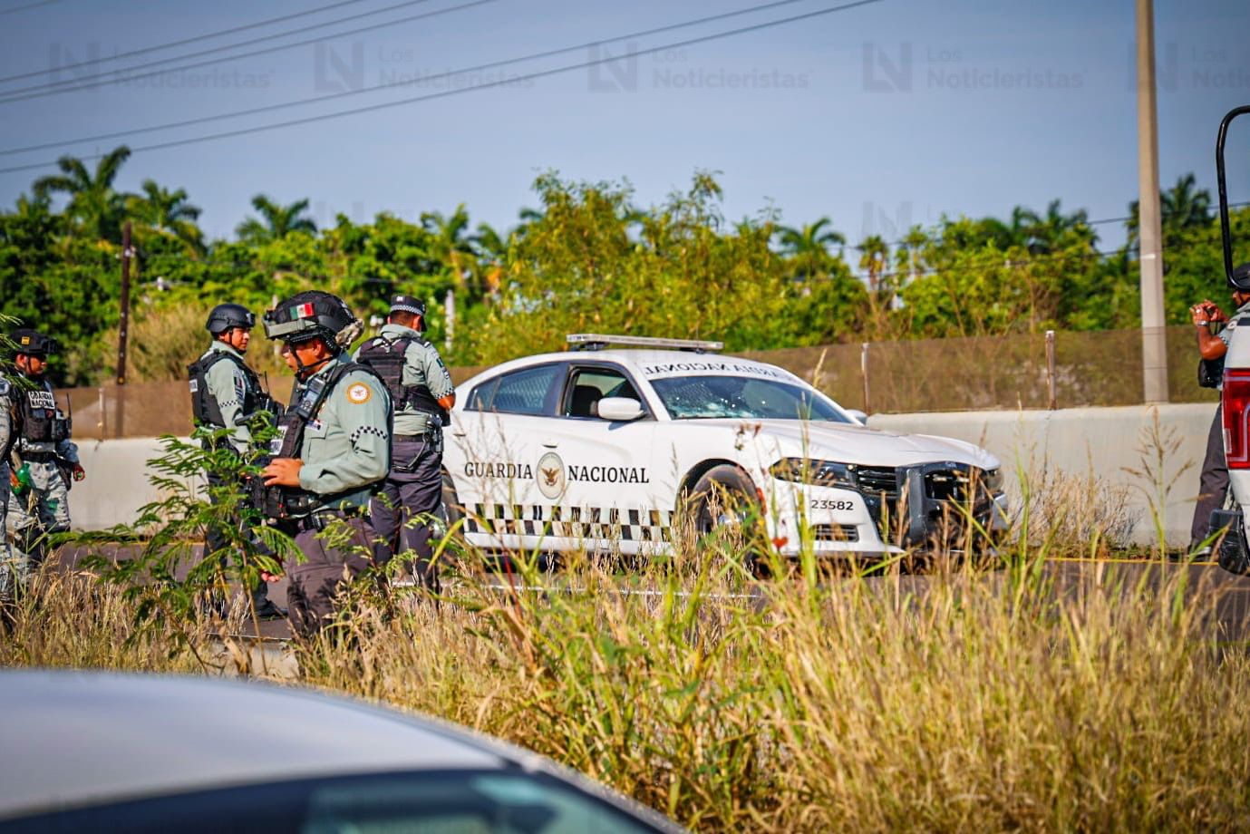 Elementos federales buscan evidencias de agresión a elementos de la Guardia Nacional