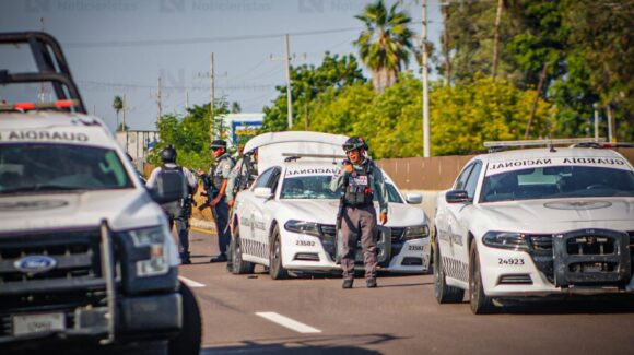 Atacan a elementos de la Guardia Nacional en la salida sur de Culiacán, Sinaloa