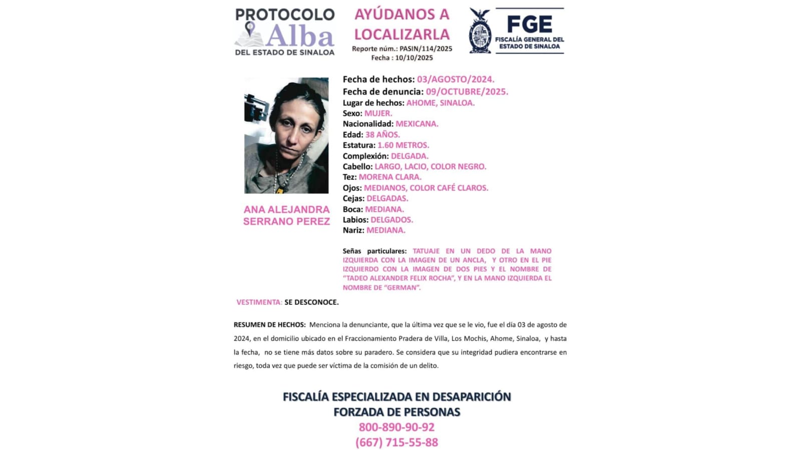 ana alejandra serrano perez