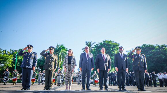 Autoridades conmemoran en Culiacán, Sinaloa, 142 años del nacimiento del Gral. Ángel Flores y aniversario de los Caídos en Tlatelolco