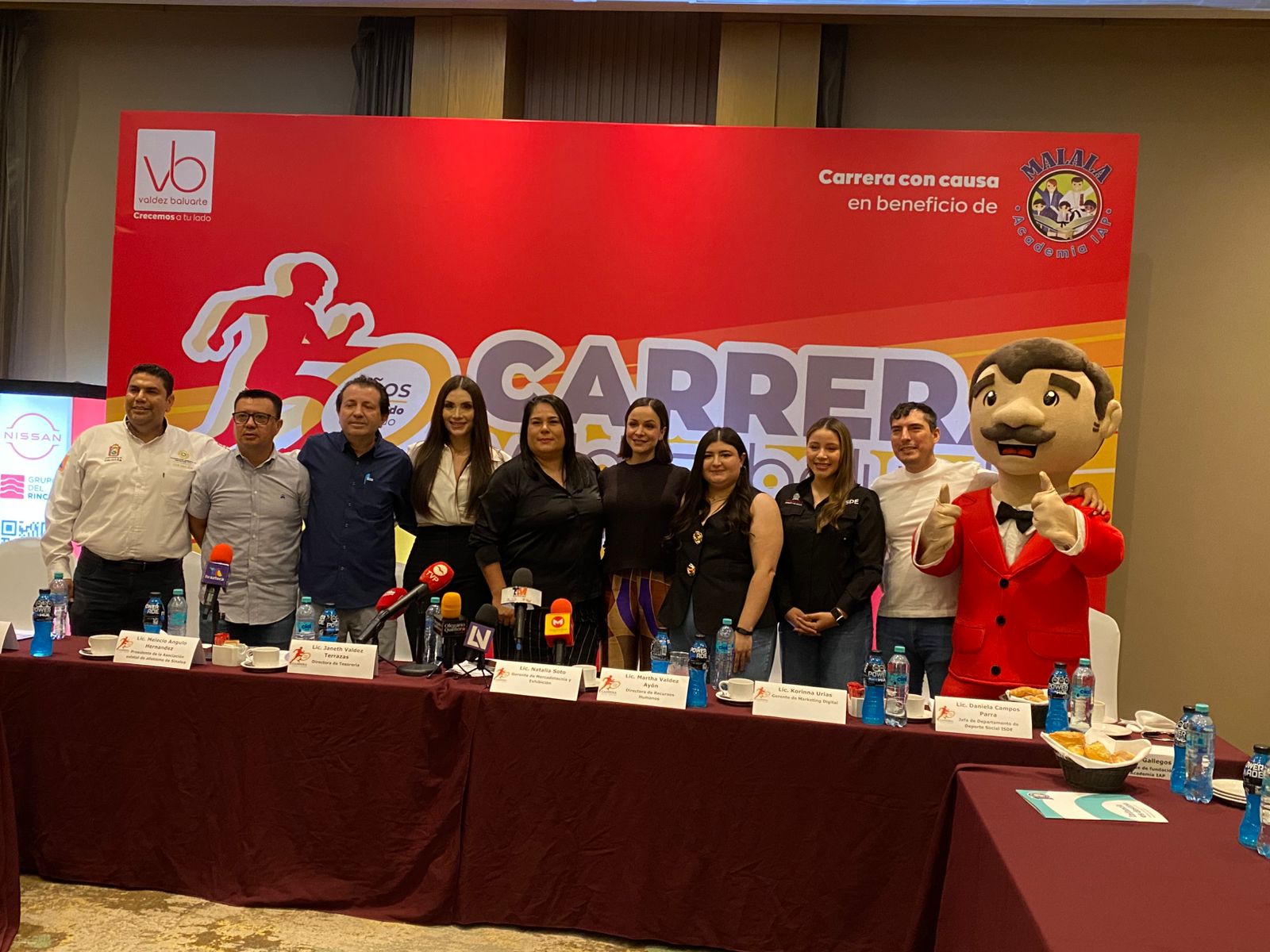 anuncia valdez baluarte carrera 50 Años Creciendo a tu Lado