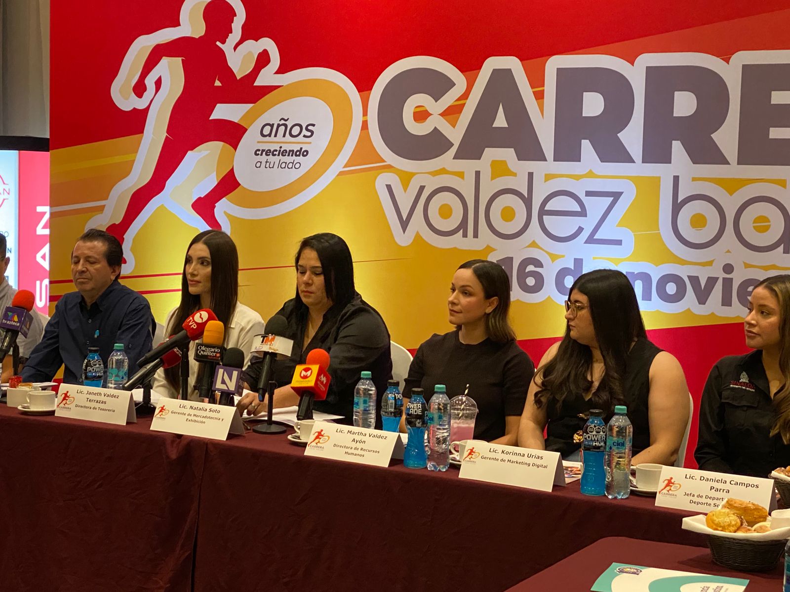anuncia valdez baluarte carrera 50 Años Creciendo a tu Lado