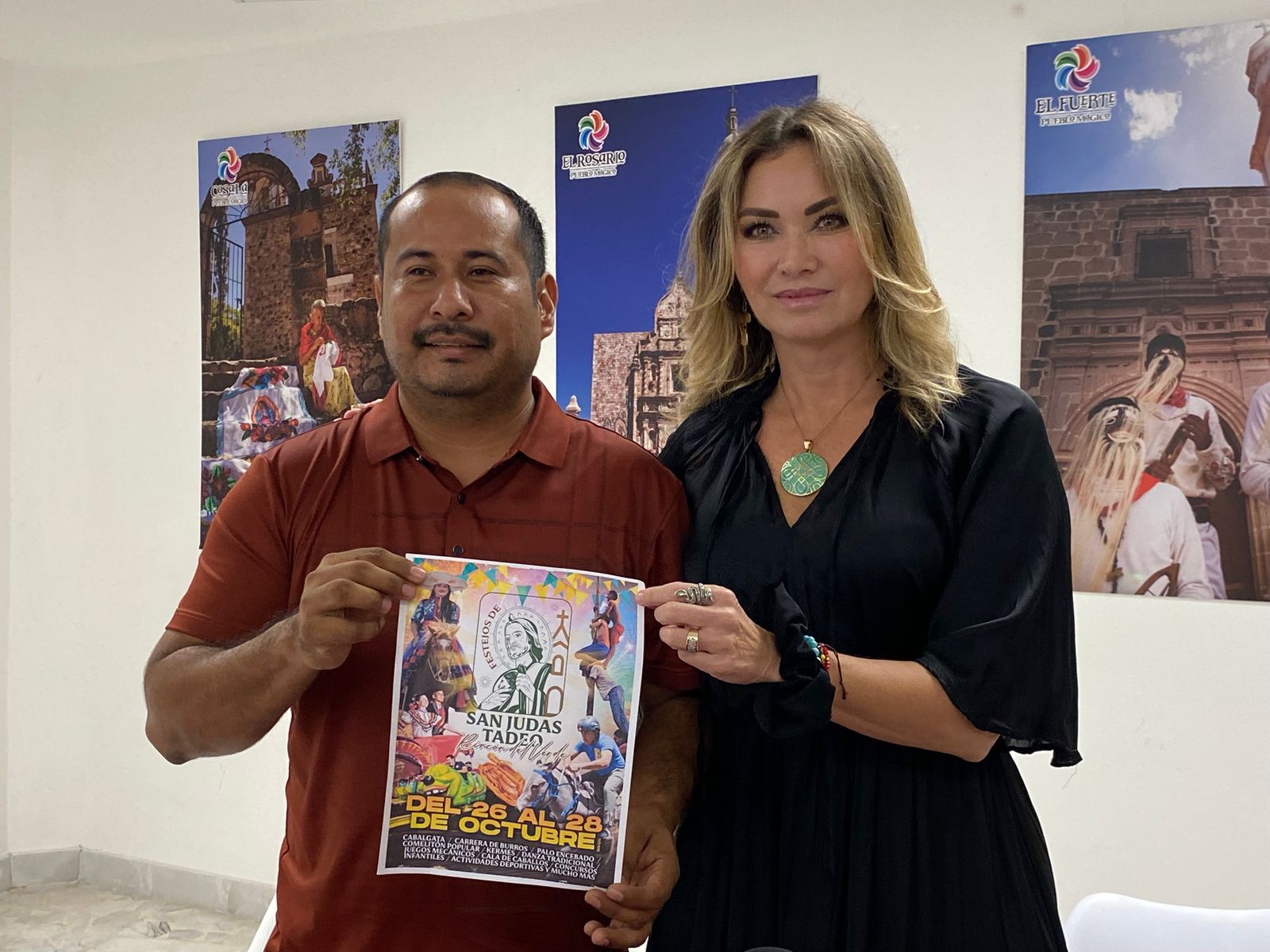 Anuncian fiesta en honor a San Judas Tadeo en El Rincón del Verde, Escuinapa