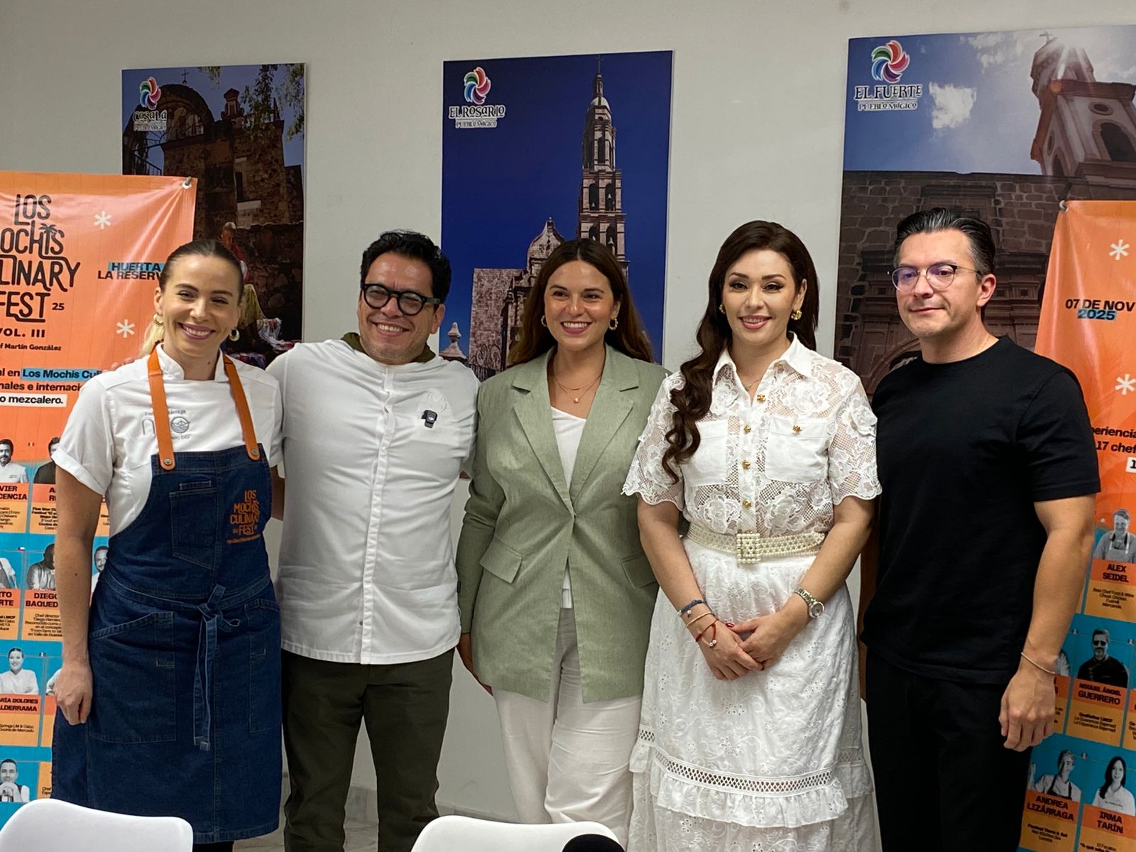 Anuncian el evento Los Mochis Culinary Fest en rueda de prensa en Mazatlán, Sin.