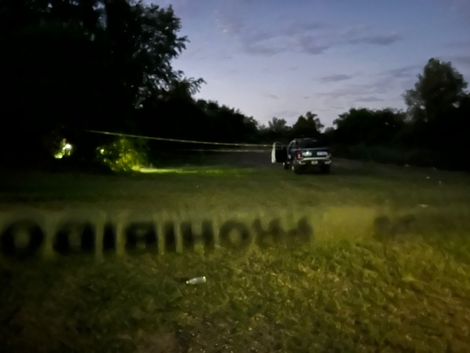 área restringida camino de terracería policía estatal