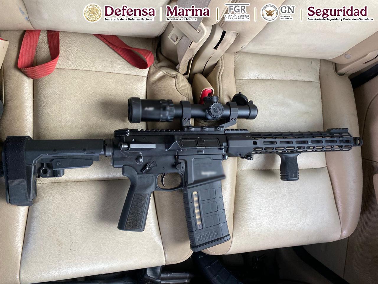Arma decomisada en Tijuana