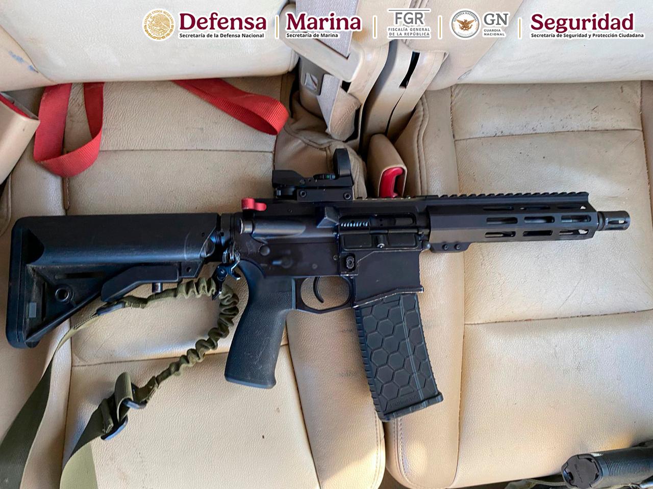 Arma decomisada en Tijuana