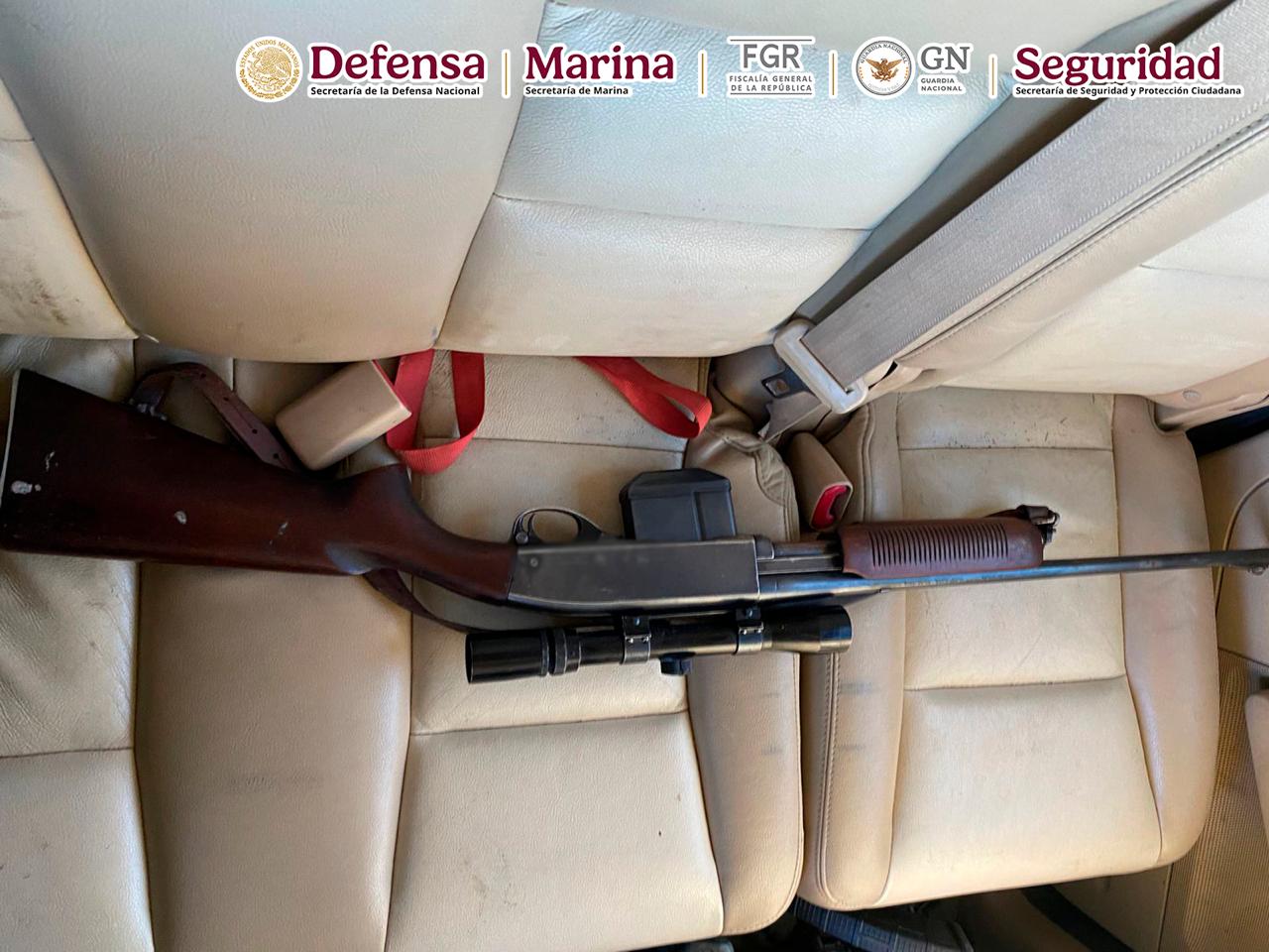Arma decomisada en Tijuana