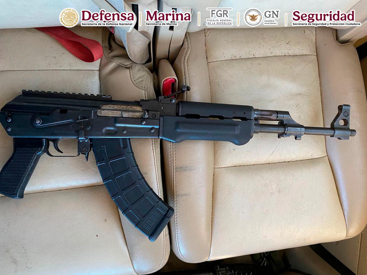 Arma decomisada en Tijuana