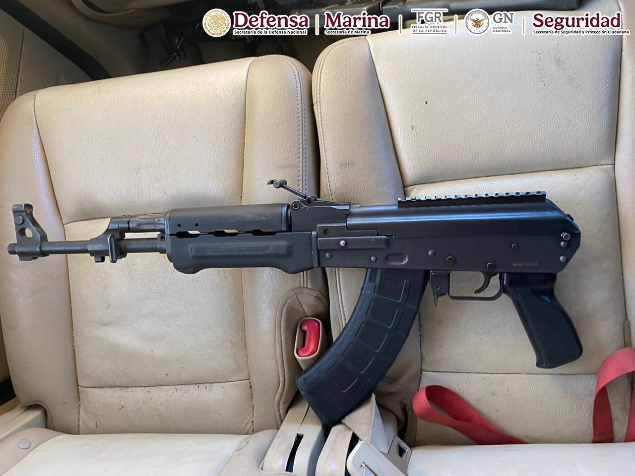 Arma decomisada en Tijuana