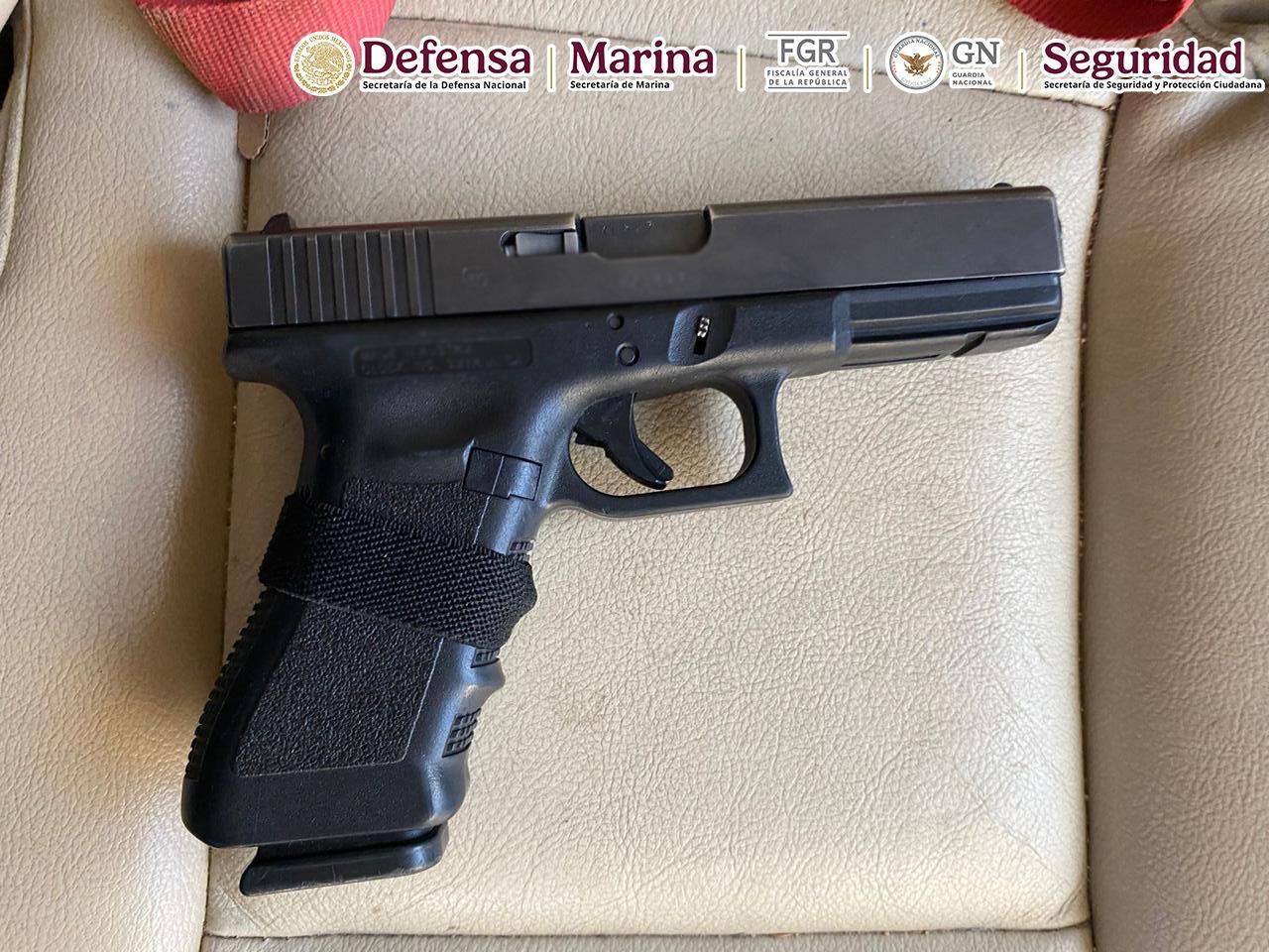 Arma decomisada en Tijuana