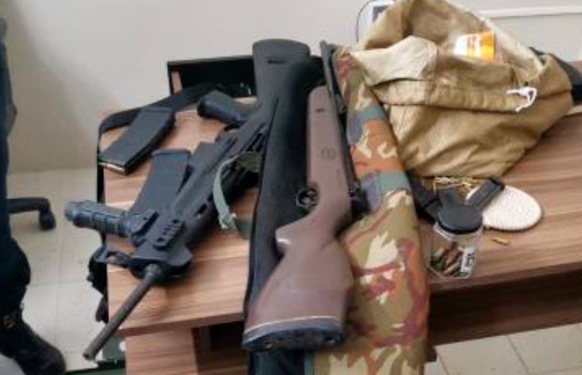Armas aseguradas en Veracruz