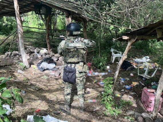 Armamento asegurado en Sinaloa