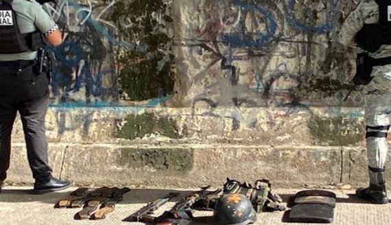 aseguran arsenal en escuinapa