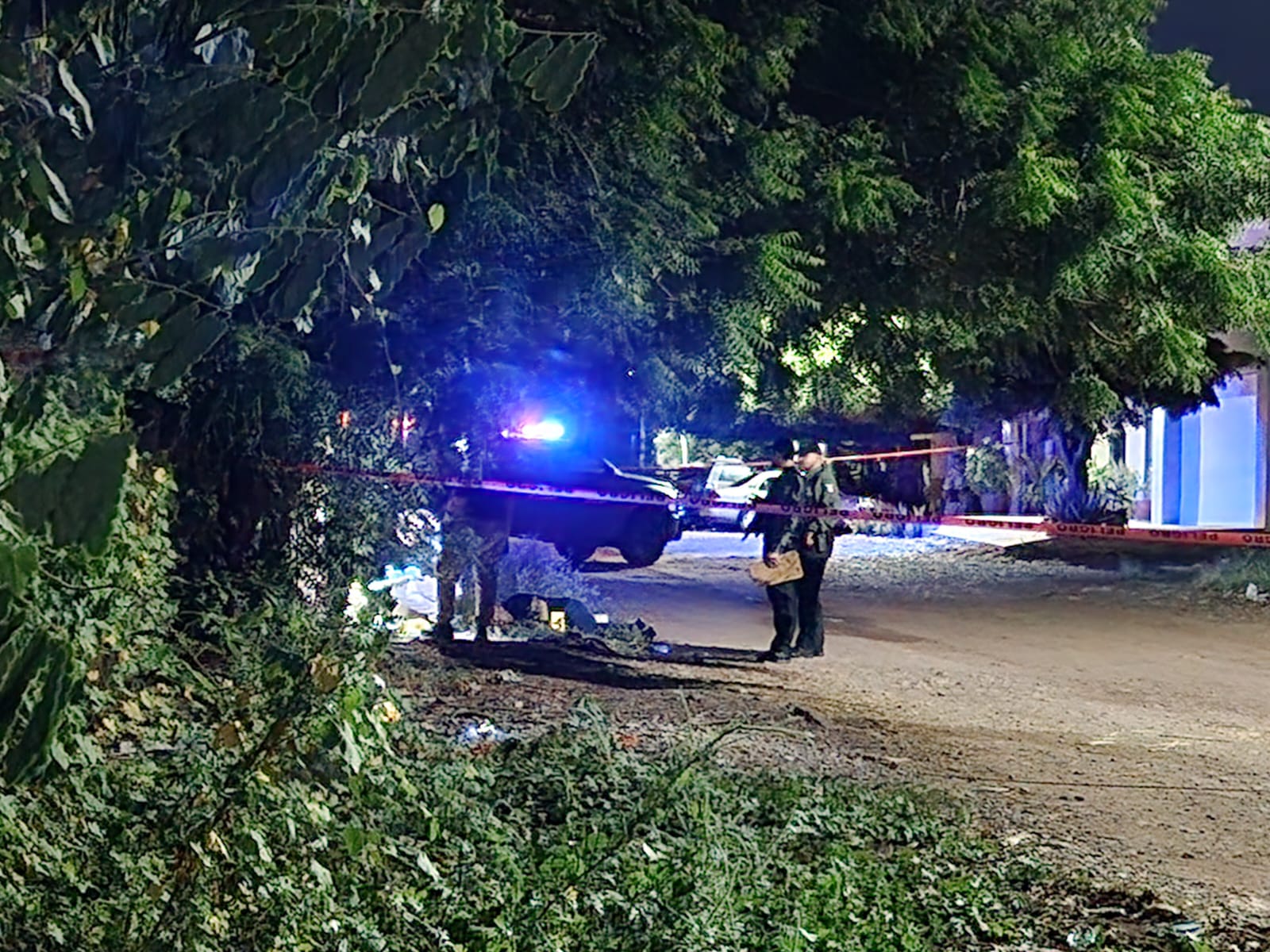 Ejército resguarda escena del crimen en Culiacán
