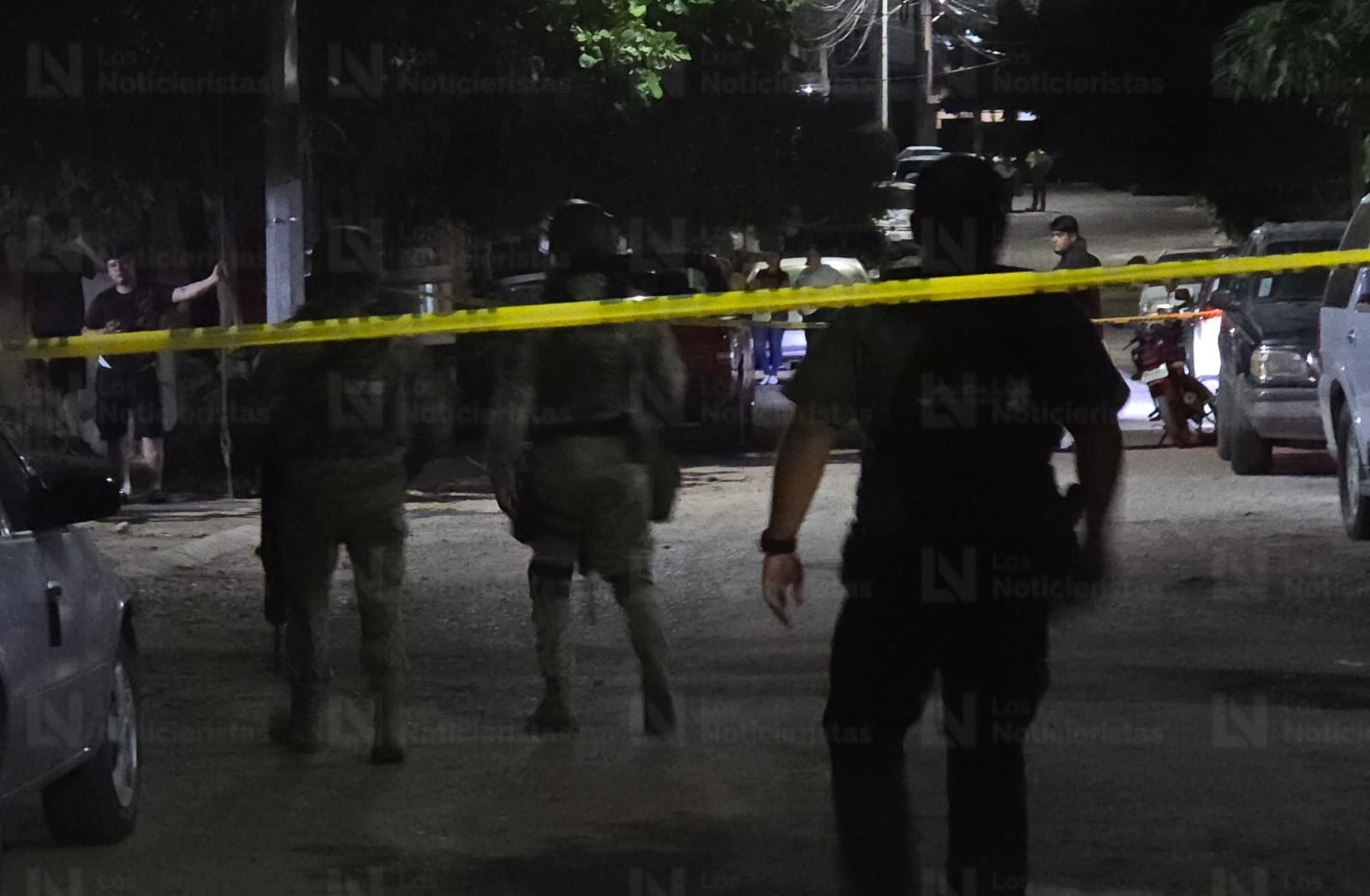 Ejército Mexicano resguarda la escena del crimen