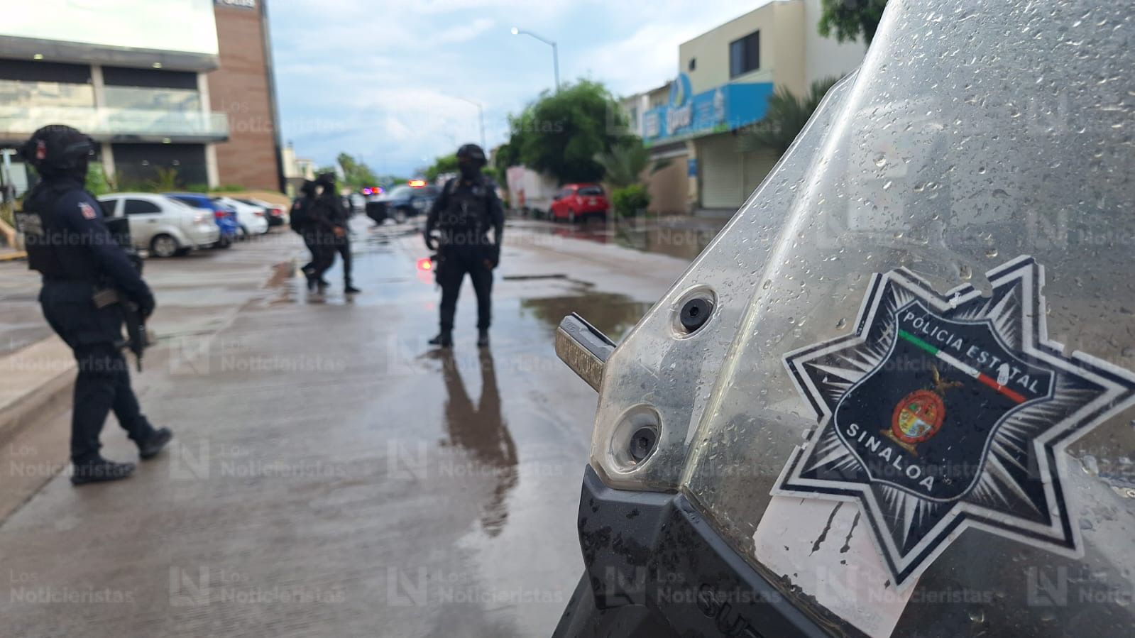 Gran despliegue de elementos de seguridad provoca el ataque a un agente estatal en Culiacán