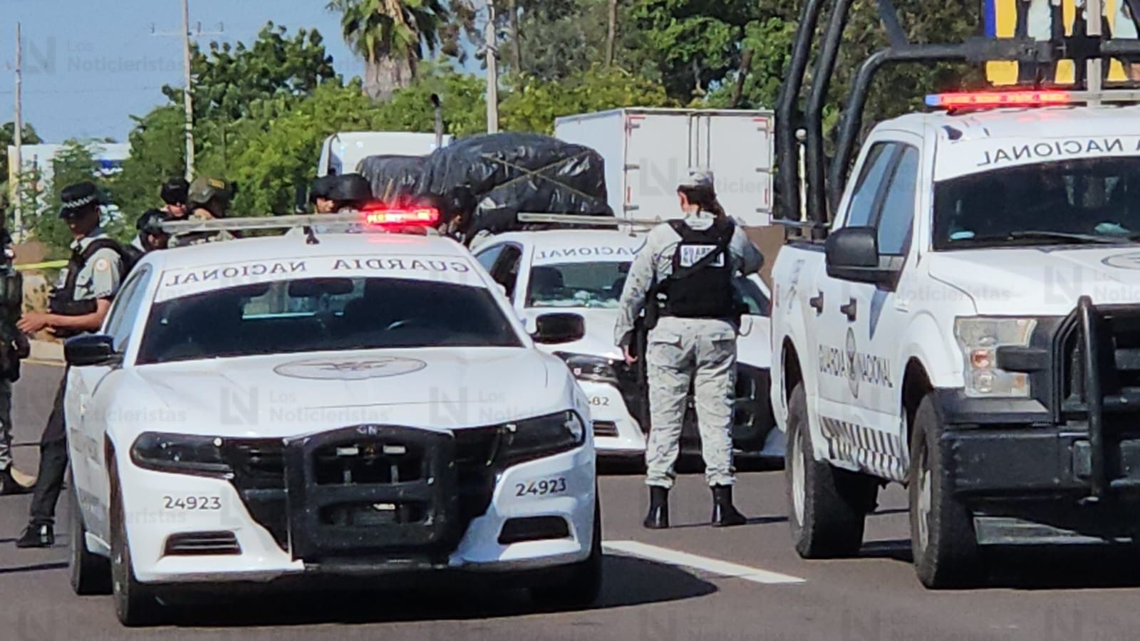 ataque contra elementos de la Guardia Nacional por parte de un grupo armado se registró durante carretera Culiacán El Dorado, a la altura de la Facultad de Agronomía