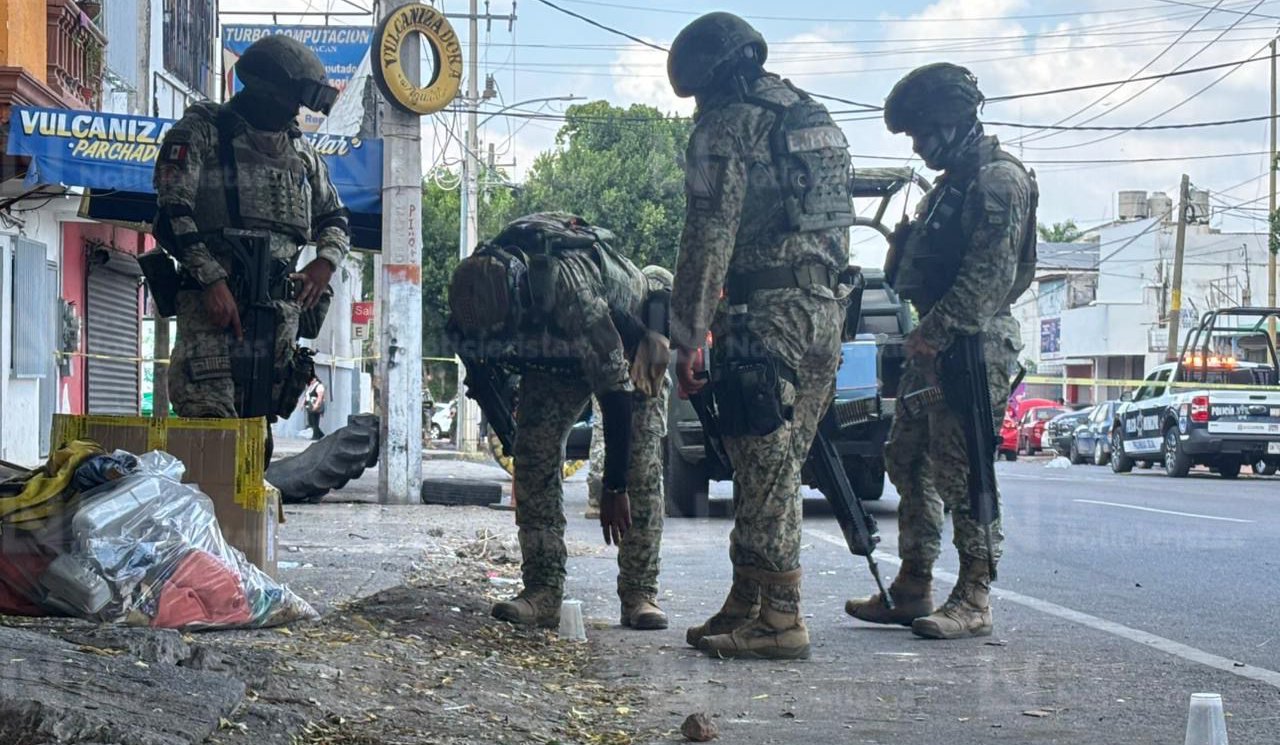 ataque armado en a colonia miguel aleman en culiacan militares