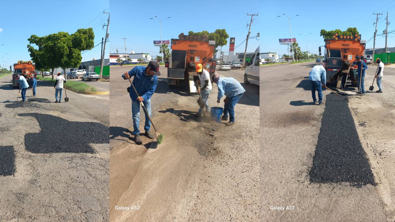 Bacheo en Ahome