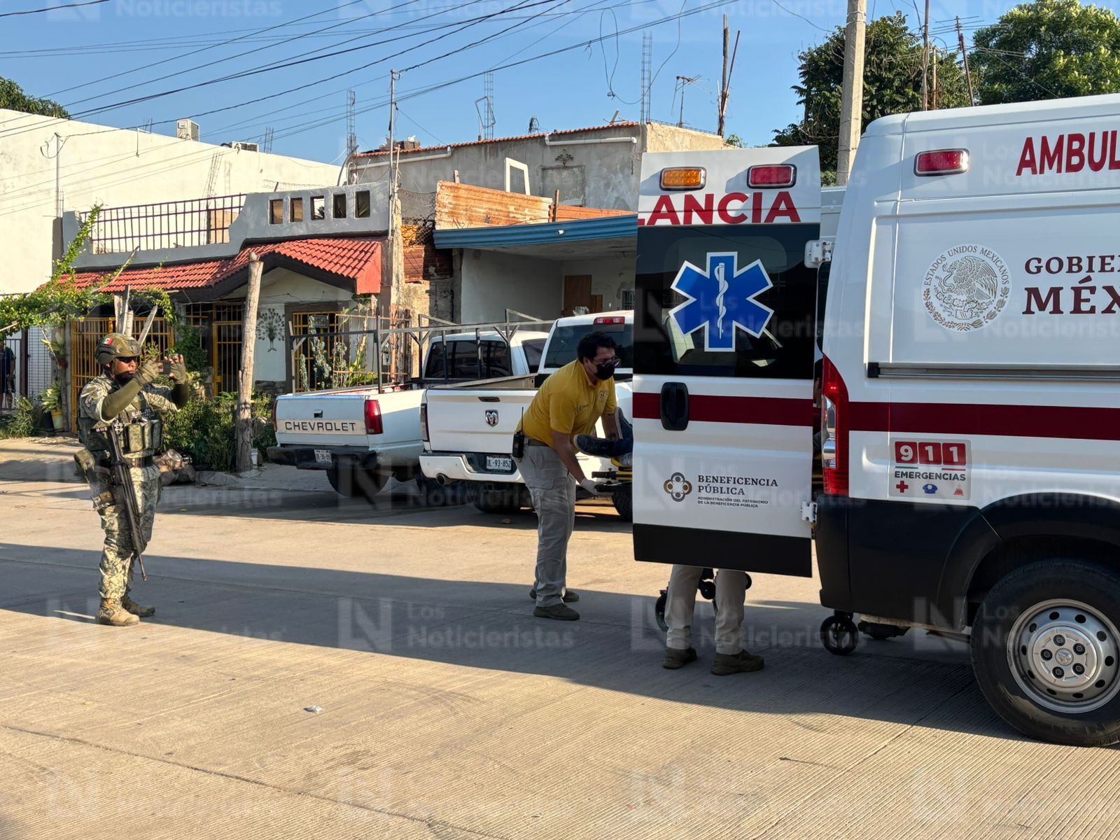 Hombre baleado en la Estela Ortiz