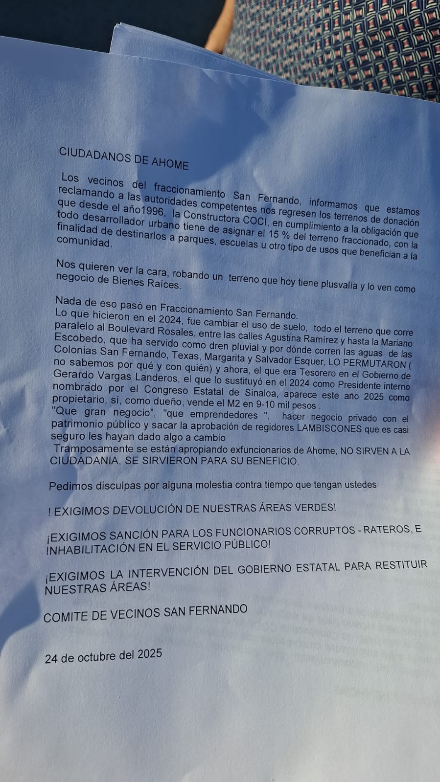 bloquean vecinos bulevaren los mochis