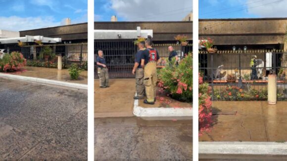 Se incendia vivienda de exalcalde del municipio de Ahome, Sinaloa