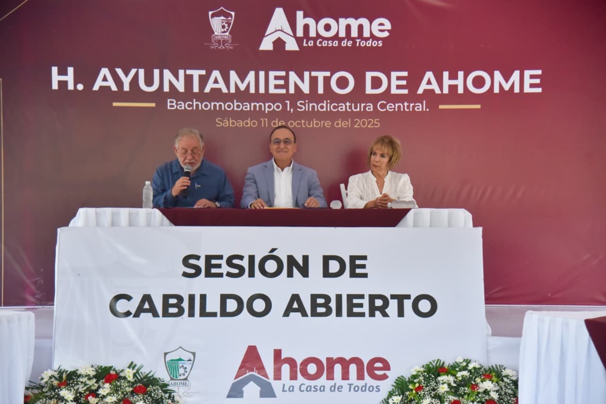 Cabildo Abierto en Bachomobampo 1, en Ahome